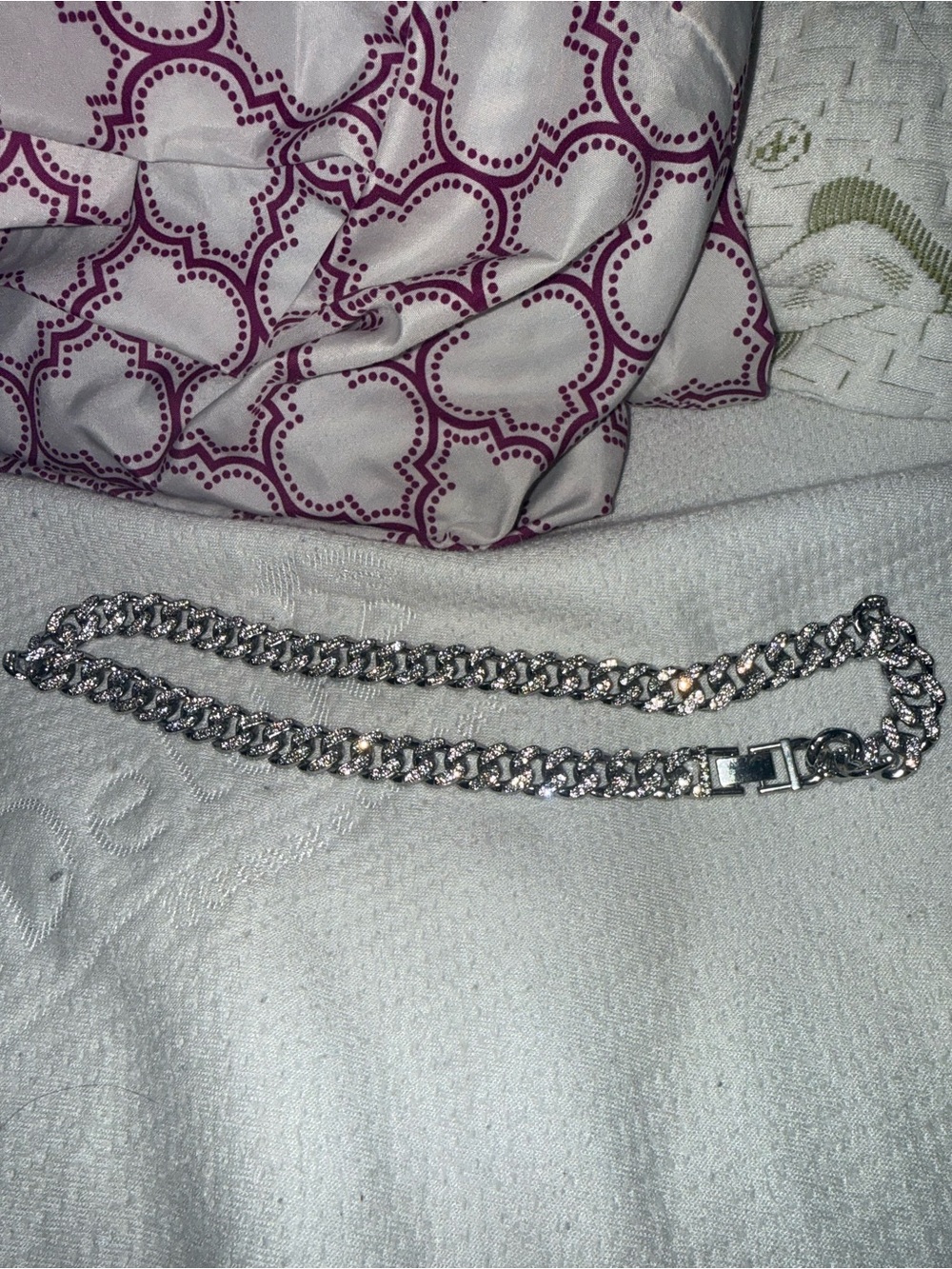 Silver Crystal Chain - Women's Accessories